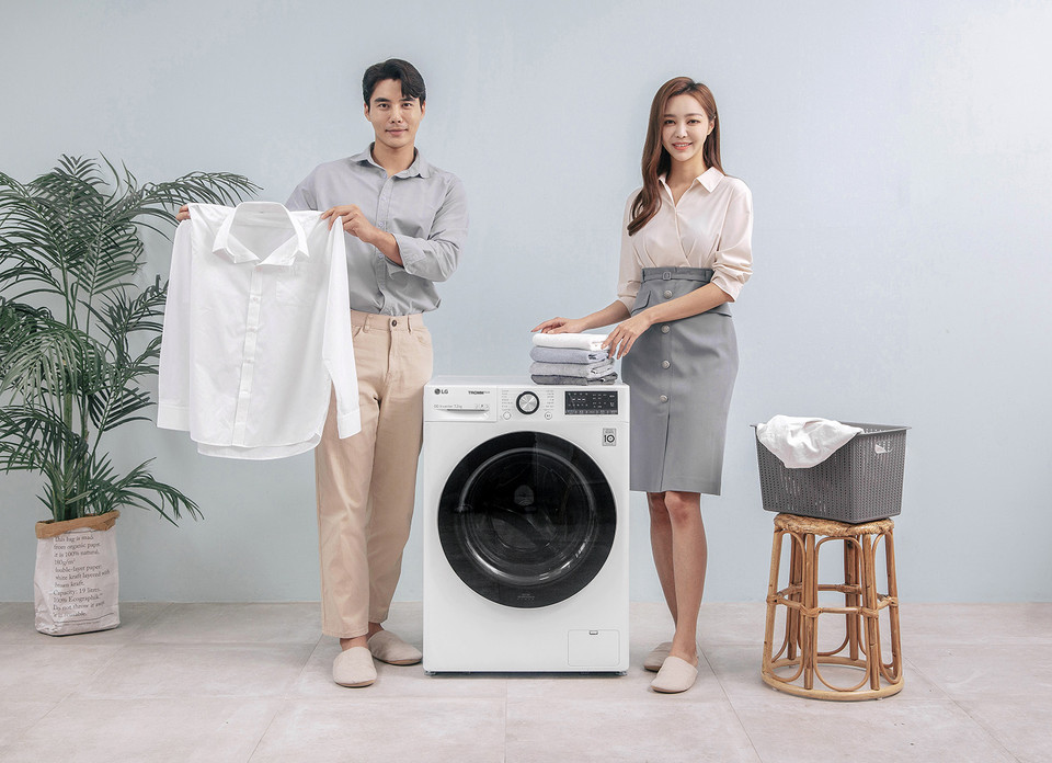 LG전자가 12kg 용량의 트롬 세탁기 씽큐를 출시한다. 출처:LG전자